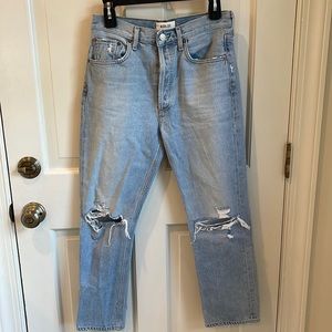 Agolde Riley High Rise Crop